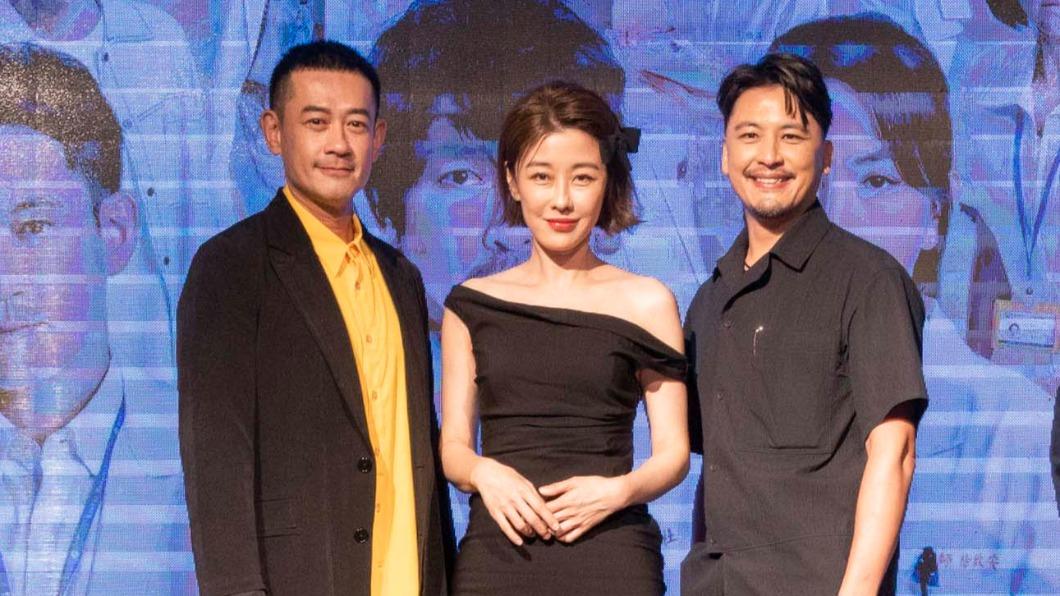 左起柯叔元、李維維、周群達出席首映記者會。(圖/東森提供)