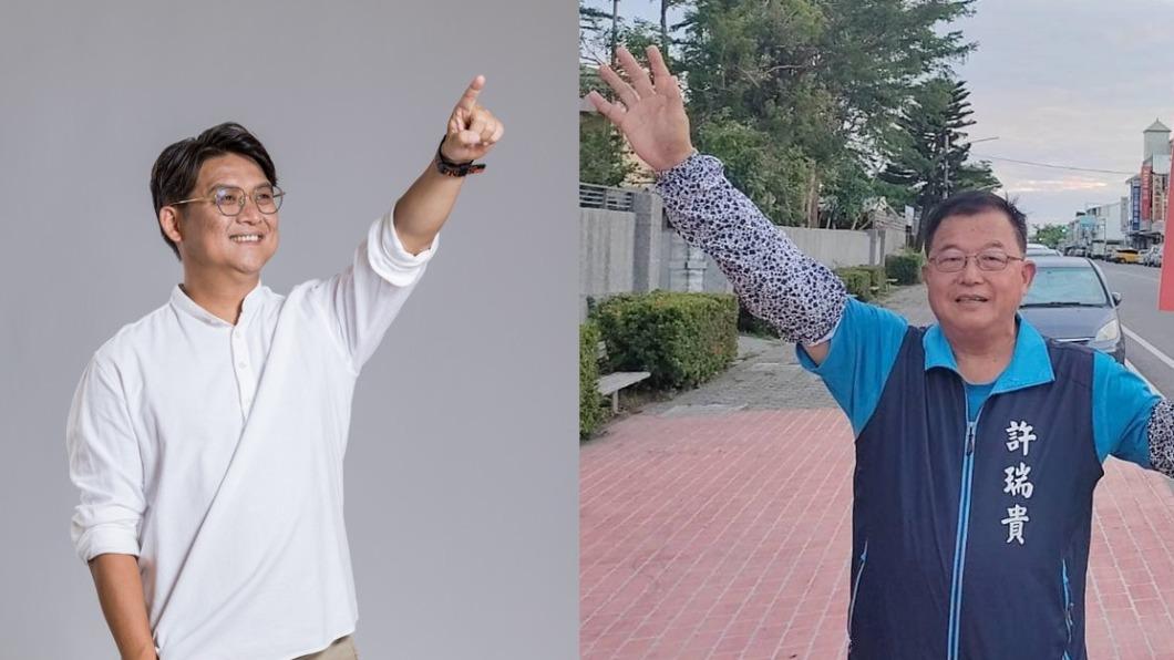 台東泛藍立委選舉也分裂。(圖/左翻攝自黃建賓、右翻攝自許瑞貴臉書)