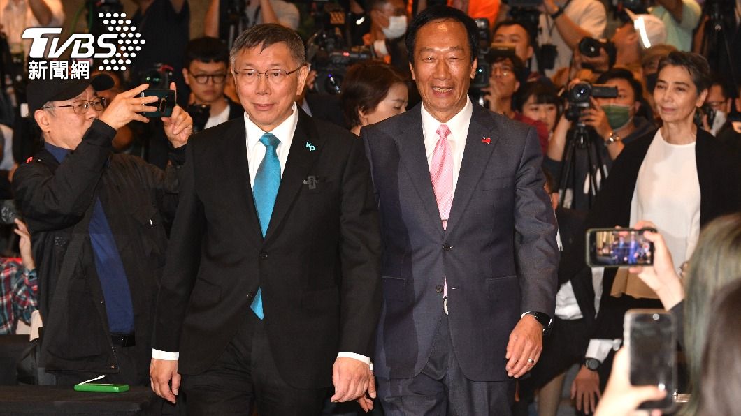 黃揚明認為,郭台銘的態度可能會決定柯文哲選情走勢。(圖/TVBS資料畫面)