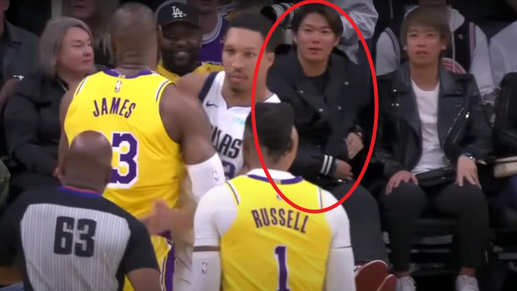 NBA/山本由伸現身湖人主場 直擊「詹皇開賽7秒爆衝突」