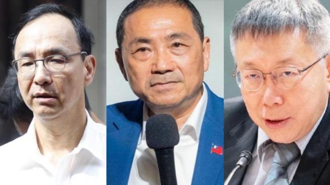 朱立倫說,未來藍白地方立委還是可以合作。(圖/國民黨提供、翻攝自侯友宜、柯文哲臉書)