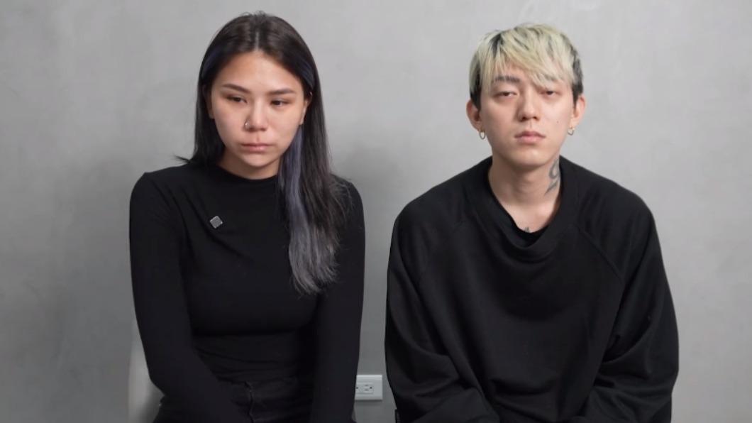 蕾菈與老公湯宇承認吸食大麻並拍片道歉。(圖/翻攝自@la.112814 IG)