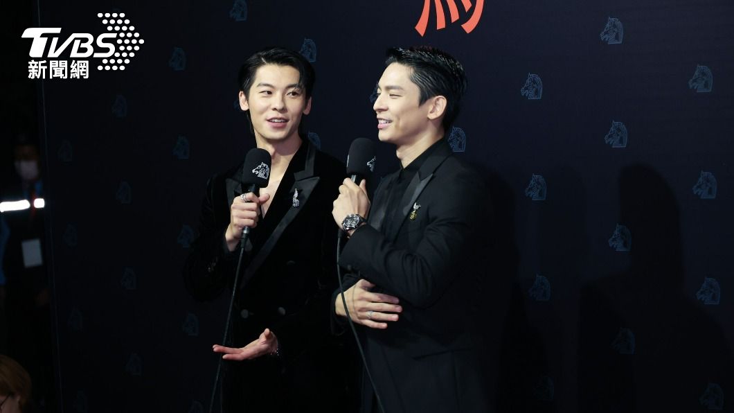 許光漢、林柏宏。(圖/TVBS娛樂組攝)