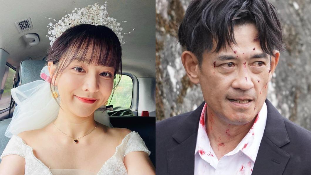 柯叔元、蔡祥劇中結婚當天遭仇家追殺，最終一屍兩命。圖／翻攝自蔡祥、柯叔元臉書、J2 Plus 婚紗攝影提供）