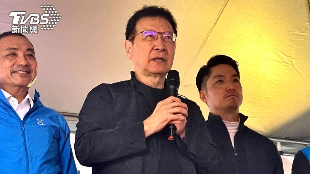 國民黨總統候選人侯友宜、副總統候選人趙少康。(圖/潘建樺攝)