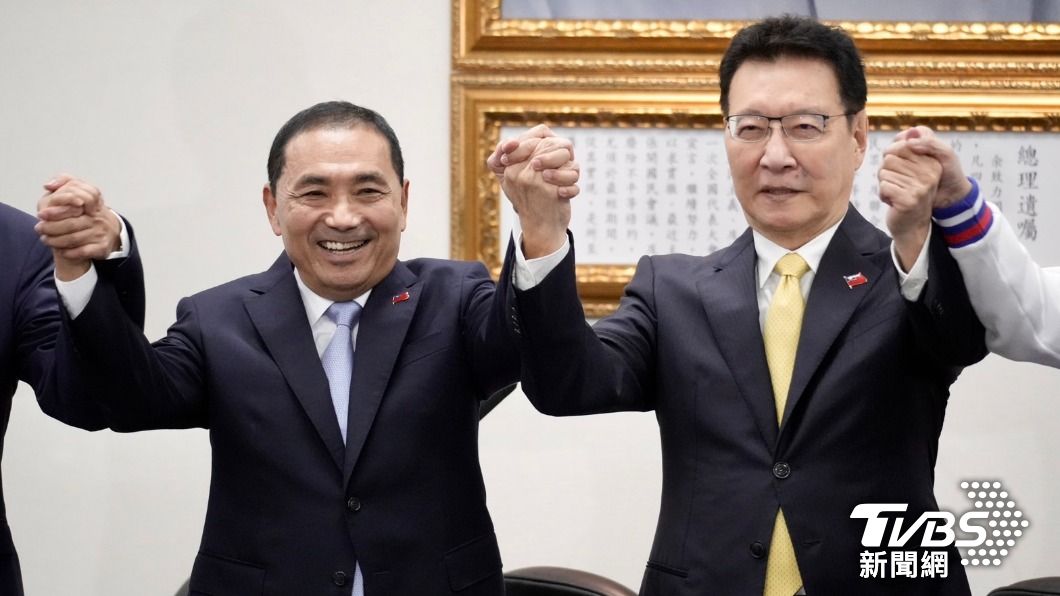侯友宜副手為中廣董事長趙少康。(圖/區國強攝)