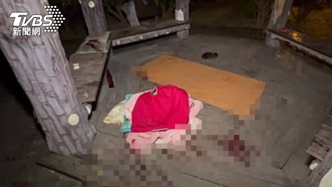 街友躺涼亭遭男持刀砍斷指 血流滿地他不救還躲回家睡