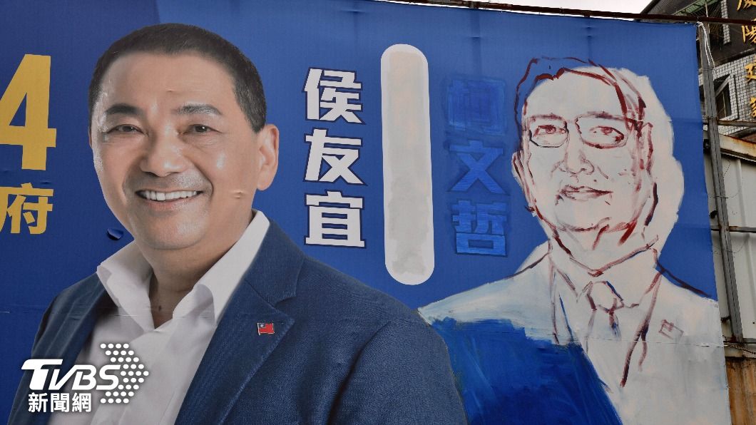 「藍白合看板」的趙少康就畫這樣? 葉元之:師傅很忙沒空畫