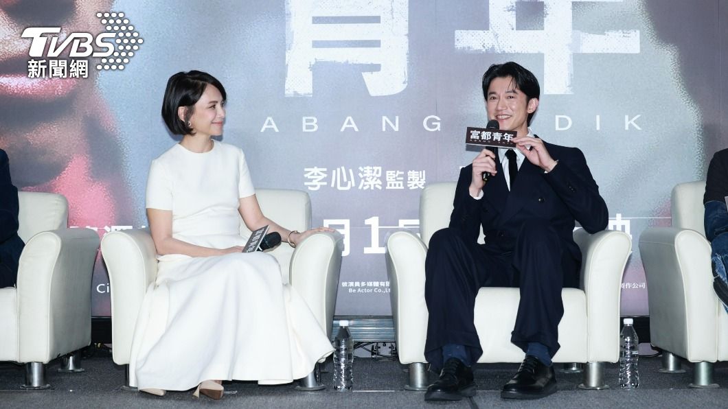 李心潔、吳慷仁。(圖/趙世平攝)