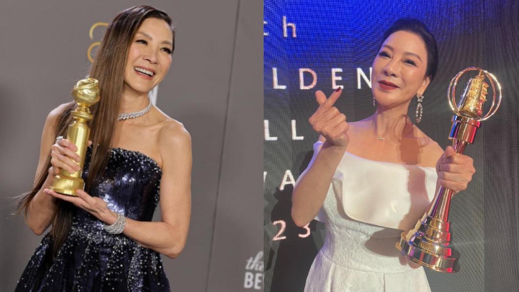 楊紫瓊（左）與楊繡惠（右）。（圖／翻攝自@michelleyeoh_official IG 、楊繡惠臉書）