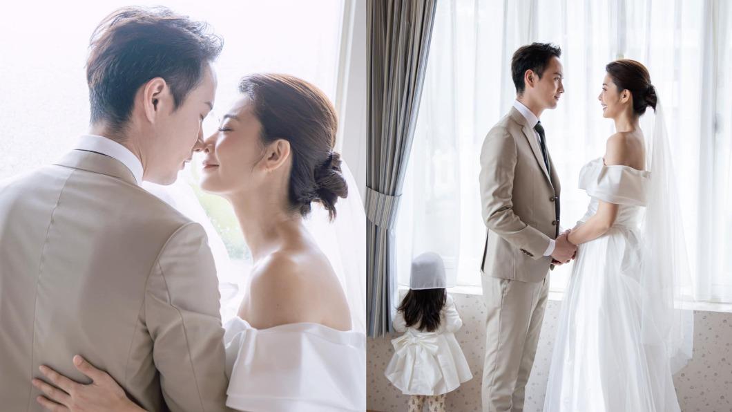 夏如芝、張捷於2020年結婚,一家三口相當幸福。(圖/翻攝自夏如芝臉書)