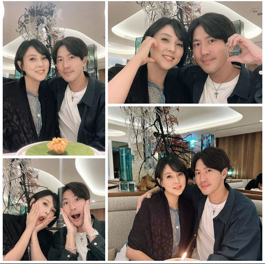 朱芯儀很感謝老公衛斯理一路的支持。(圖/翻攝自朱芯儀臉書)