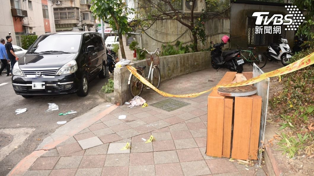 內湖環山路發生凶殺命案。（圖／TVBS）