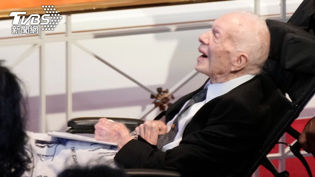 99歲美前總統卡特!親自送別愛妻參與追悼儀式