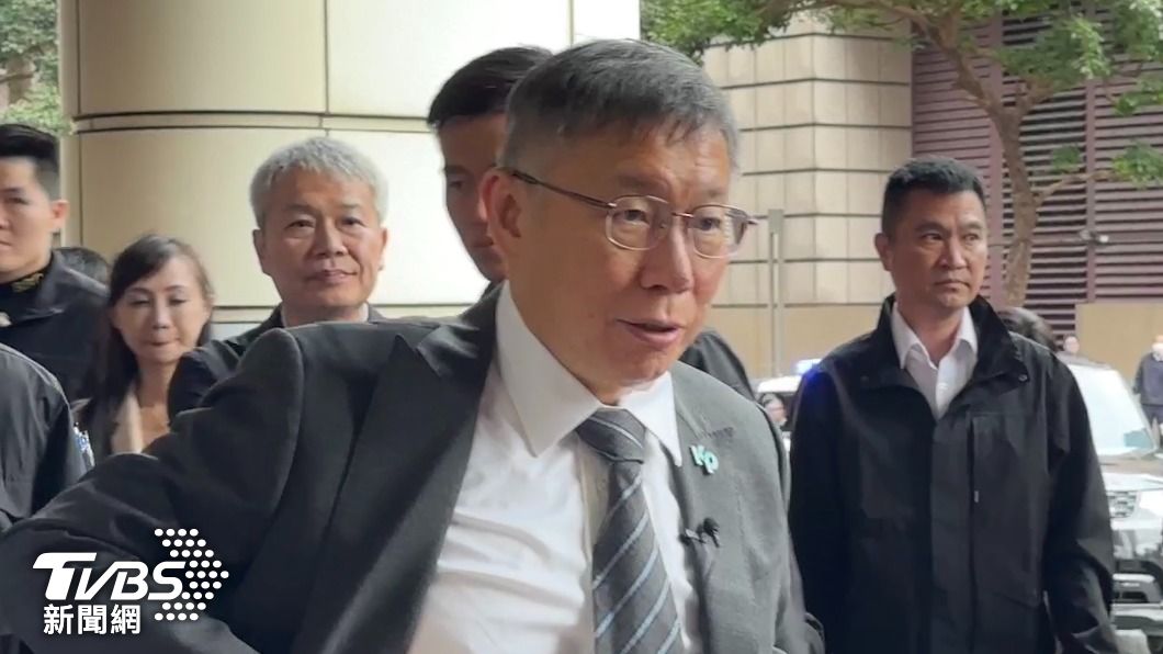 民眾黨總統參選人柯文哲。(圖/陳昫蓁攝)