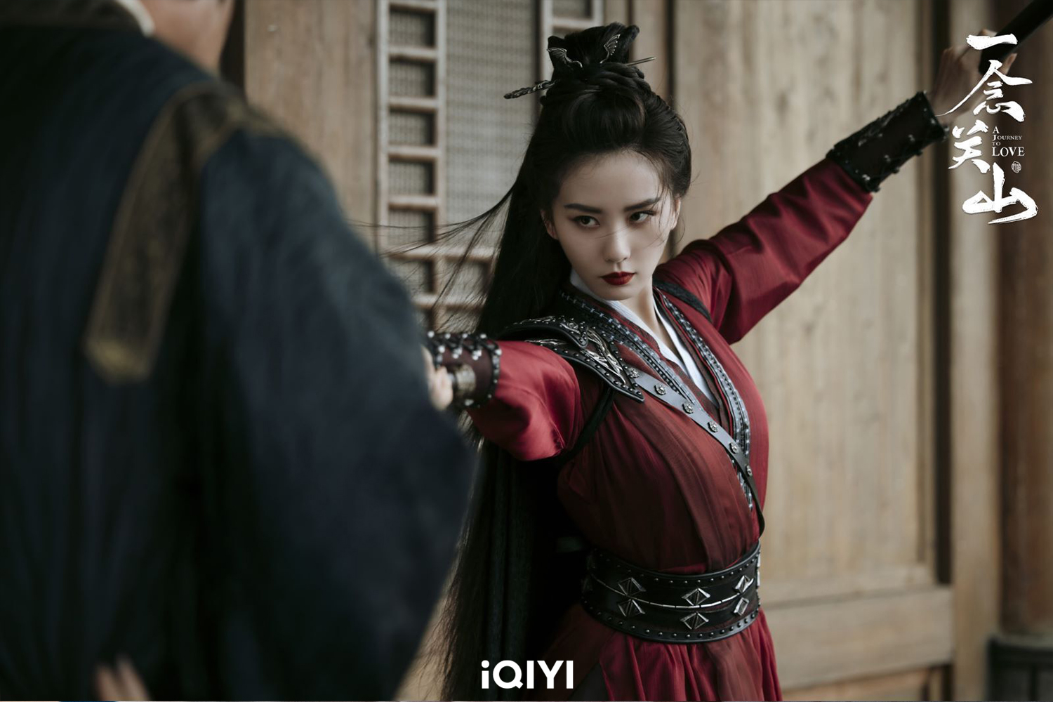 劉詩詩在《一念關山》飾演武藝高強的女俠「任如意」。(圖/iQIYI國際站提供)