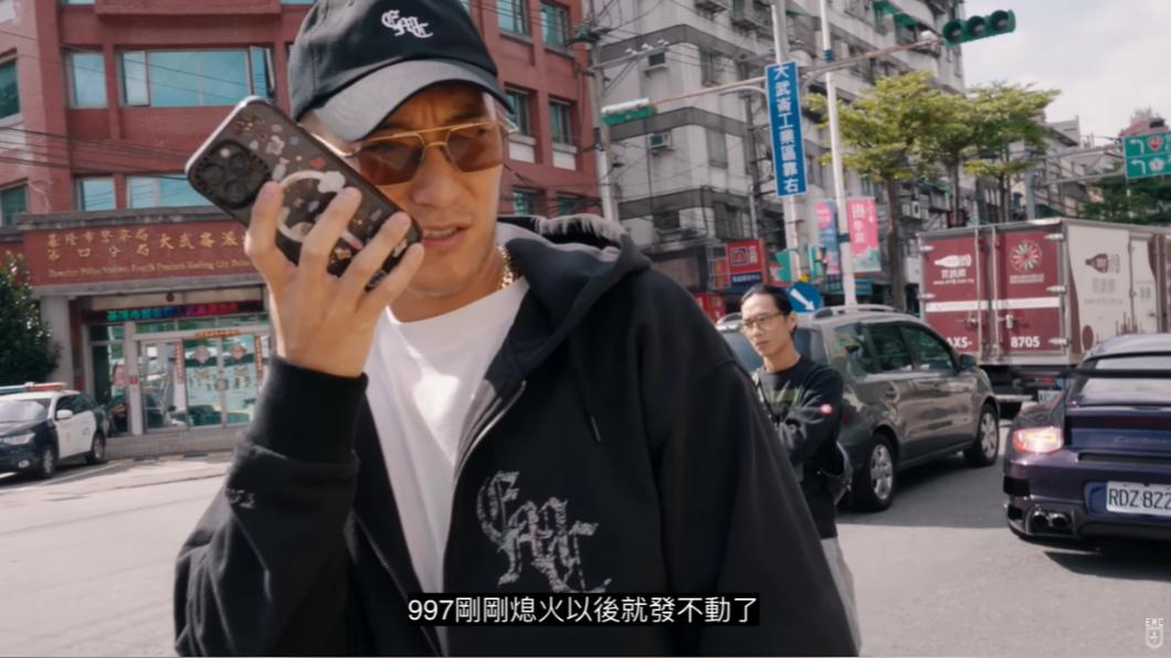 王陽明的愛車突然在路上熄火。（圖／翻攝自Empire Motor Club / EWC YT頻道）