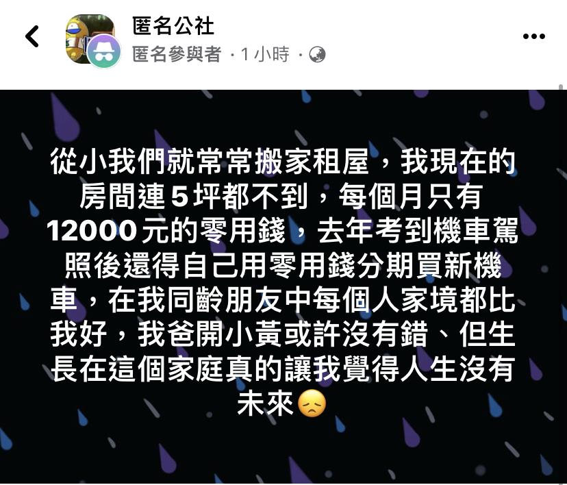 圖/翻攝自匿名公社