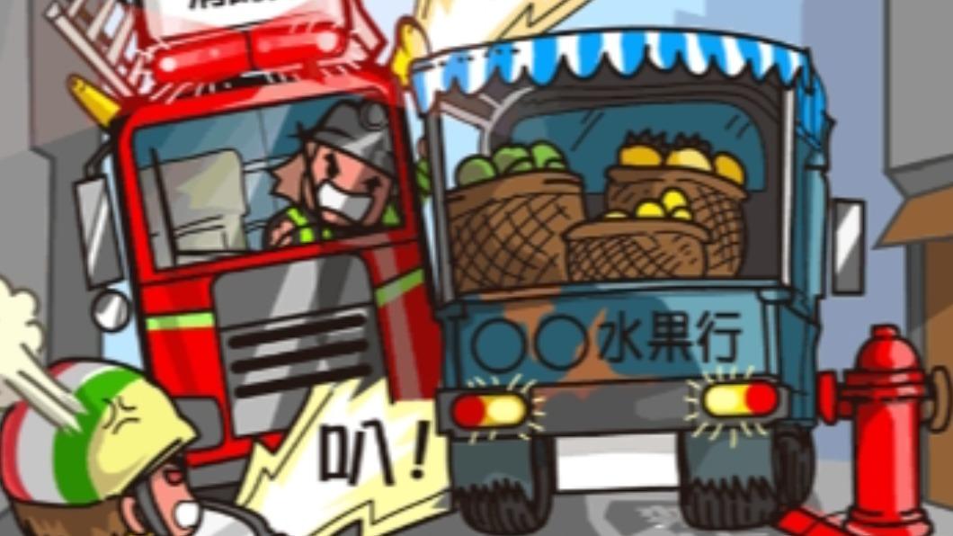 依規定,車輛不得停在消防栓出入口五公尺內。(圖/翻攝自全國法規資料庫)