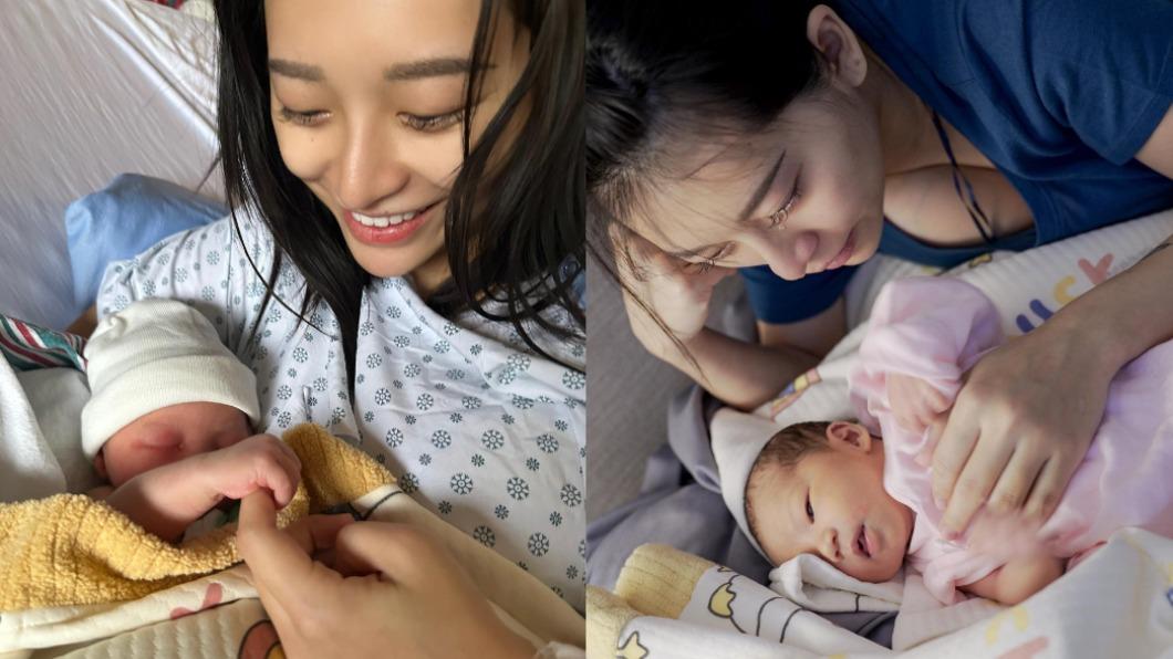 祈錦鈅相當感謝爸爸幫忙照顧女兒。(圖/翻攝自祈錦鈅臉書)