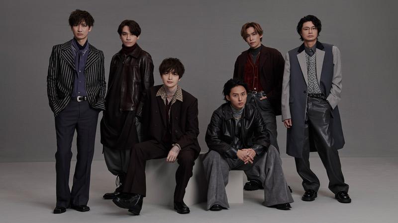 Kis-My-Ft2的團員左起為宮田俊哉、二階堂高嗣、玉森裕太、藤谷太輔、千賀健永與橫尾涉。(圖/翻攝自官網)