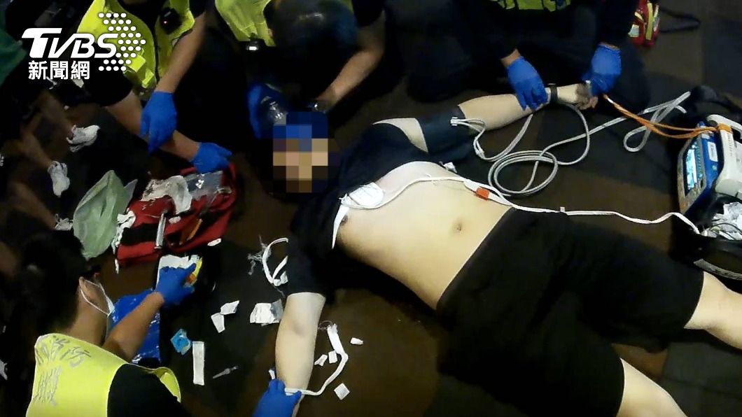新北男健身倒地無呼吸 「教練CPR+消防電擊」閻王前搶命