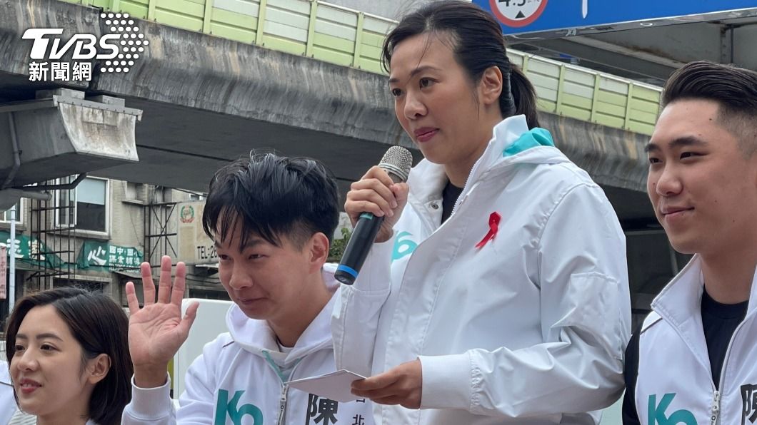 民眾黨副總統參選人吳欣盈。(圖/潘建樺攝)