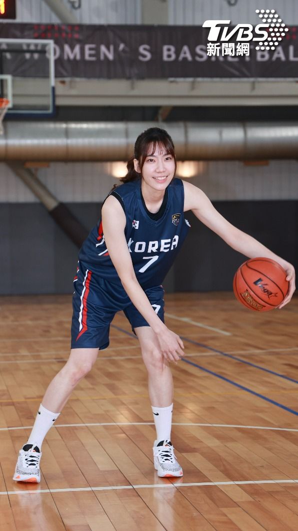 梁智英出身籃球世家。(圖/黃城碩攝)