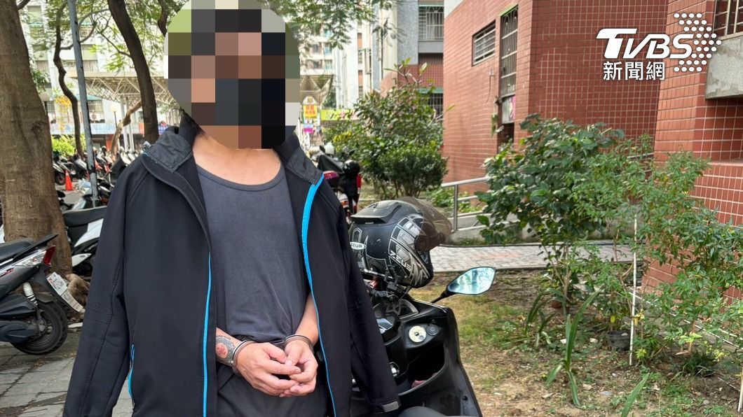 近1個月找尋並調閱近百隻監視器分析,警方在(1)日將黃嫌逮捕到案。(圖/TVBS)