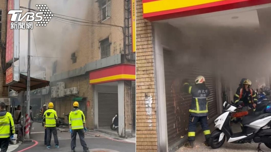 快訊/新北連鎖排骨店櫃台突竄火 男員工睡夢中驚險獲救