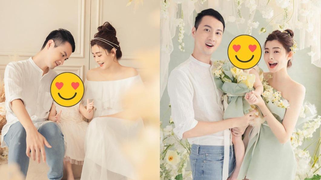 夏如芝、張捷2020年結婚,育有1女芝麻。(圖/翻攝自夏如芝臉書)