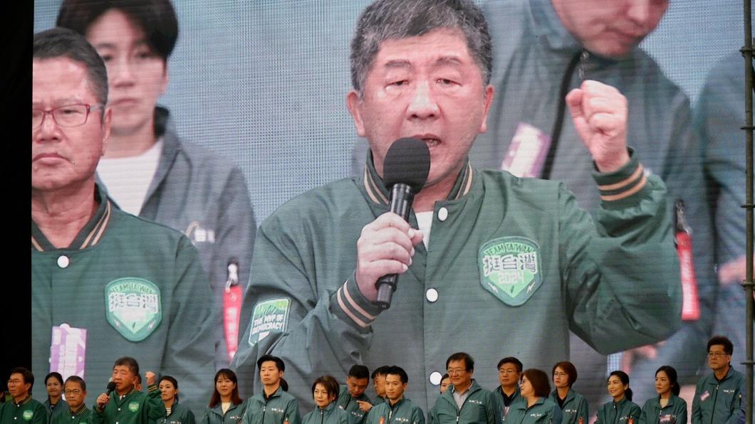 民進黨總統參選人賴清德北市競總主委陳時中。(圖/區國強攝)