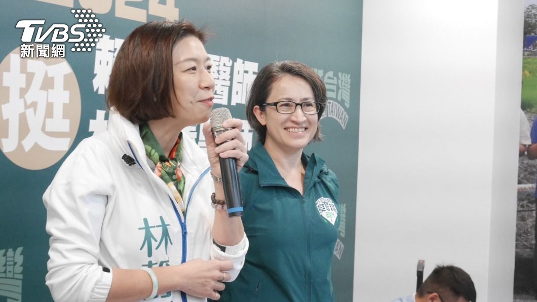 蕭美琴捲入國籍爭議。(圖/林靜儀辦公室提供)