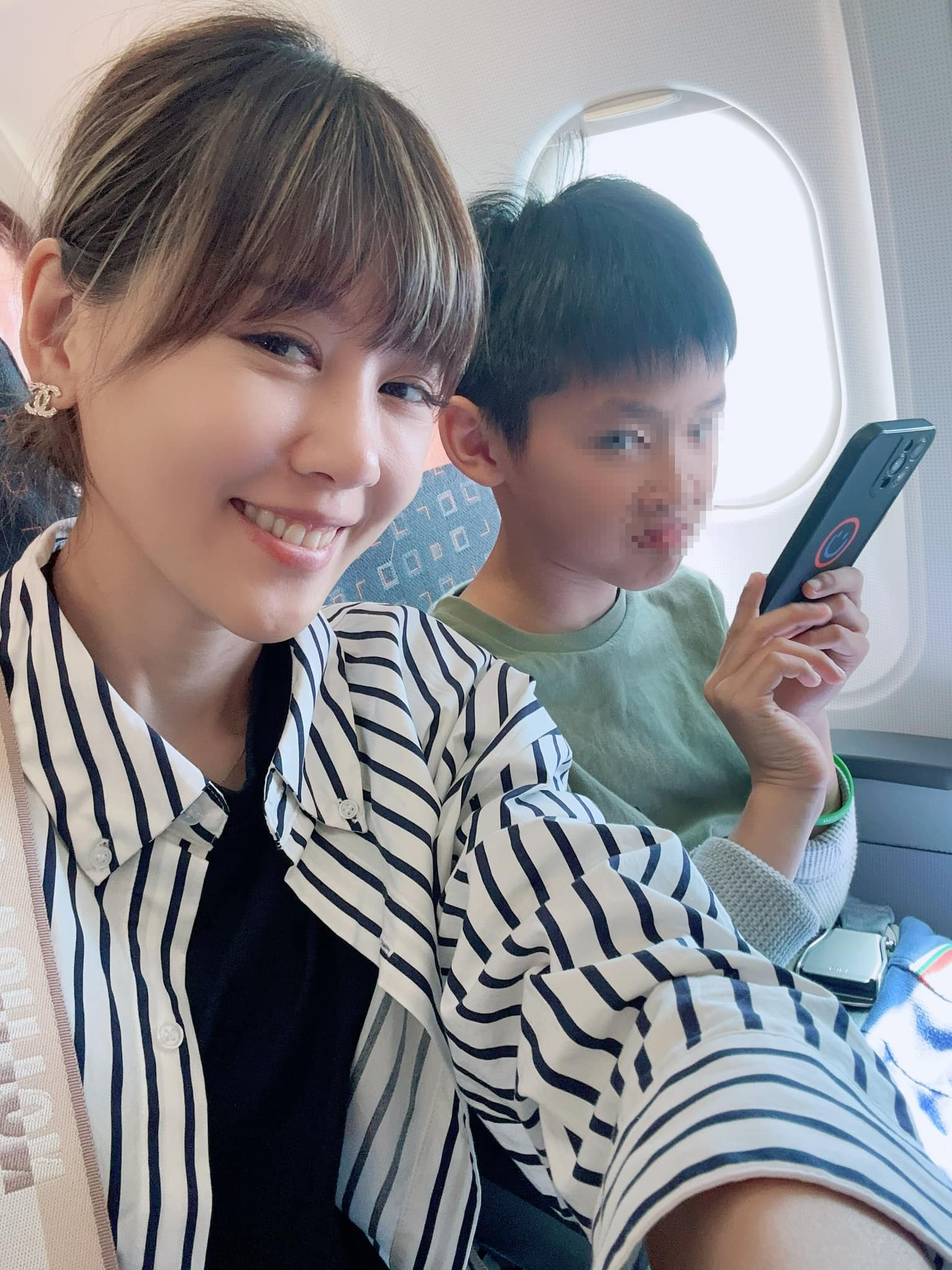 嚴立婷和兒子Willson。(圖/翻攝自嚴立婷臉書)