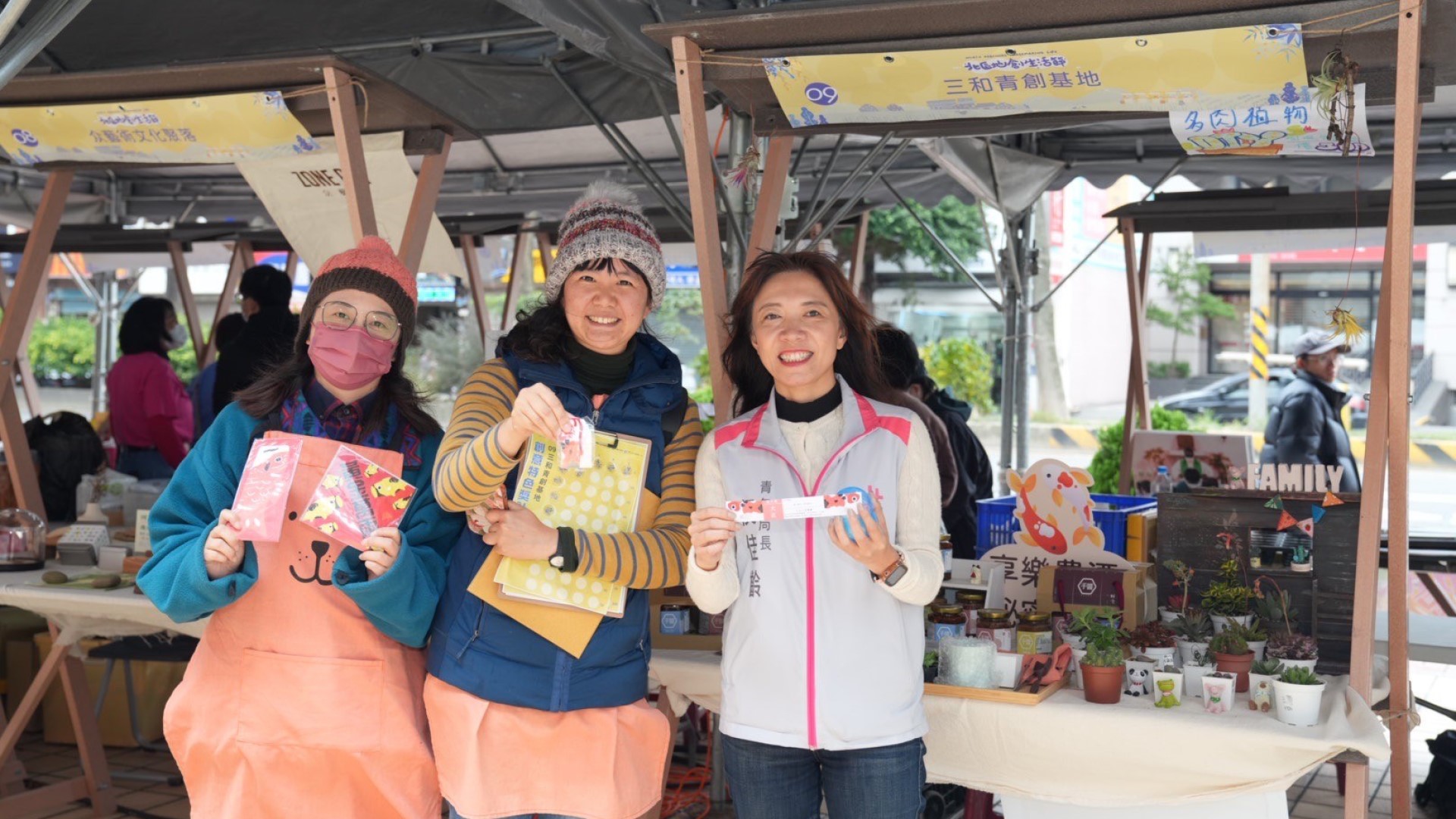 侯佳齡局長與三和青創基地合照。(圖/桃園市政府青年事務局)