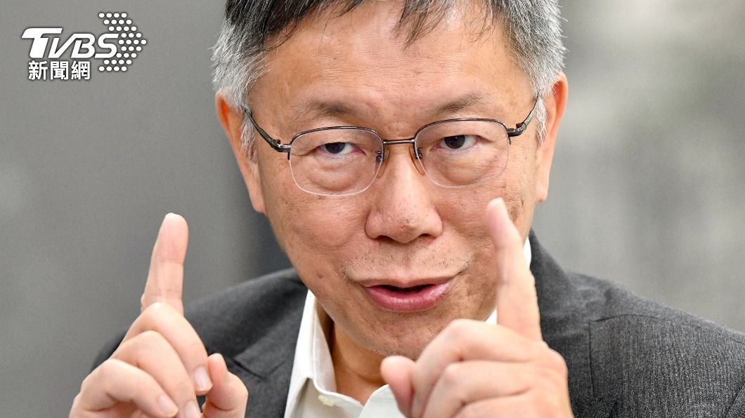 柯文哲6日接受《TVBS新聞網》專訪。(圖/胡瑞麒攝)