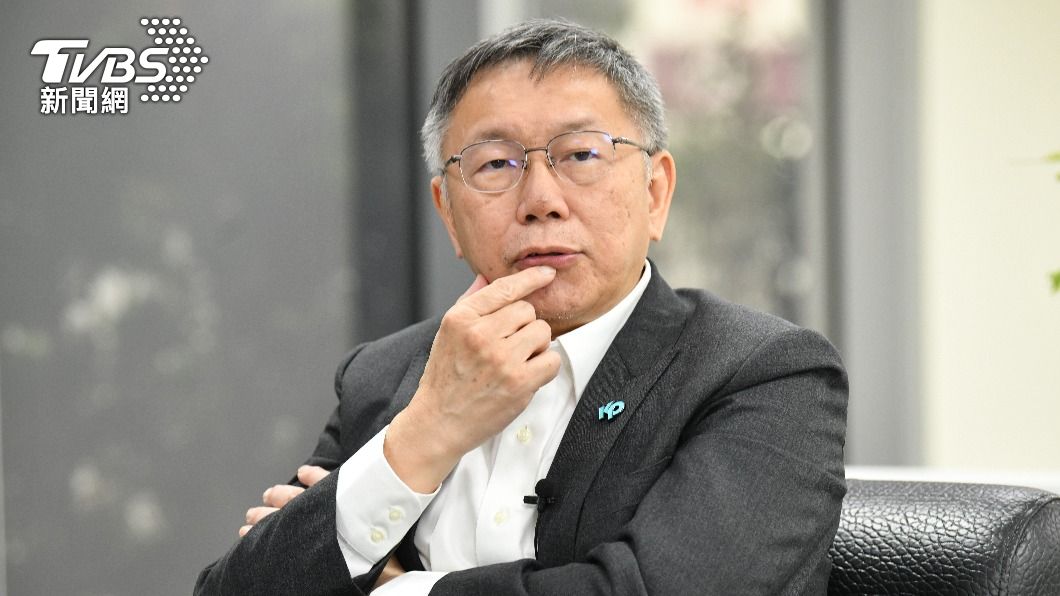 民眾黨總統參選人柯文哲。(圖/胡瑞麒攝)