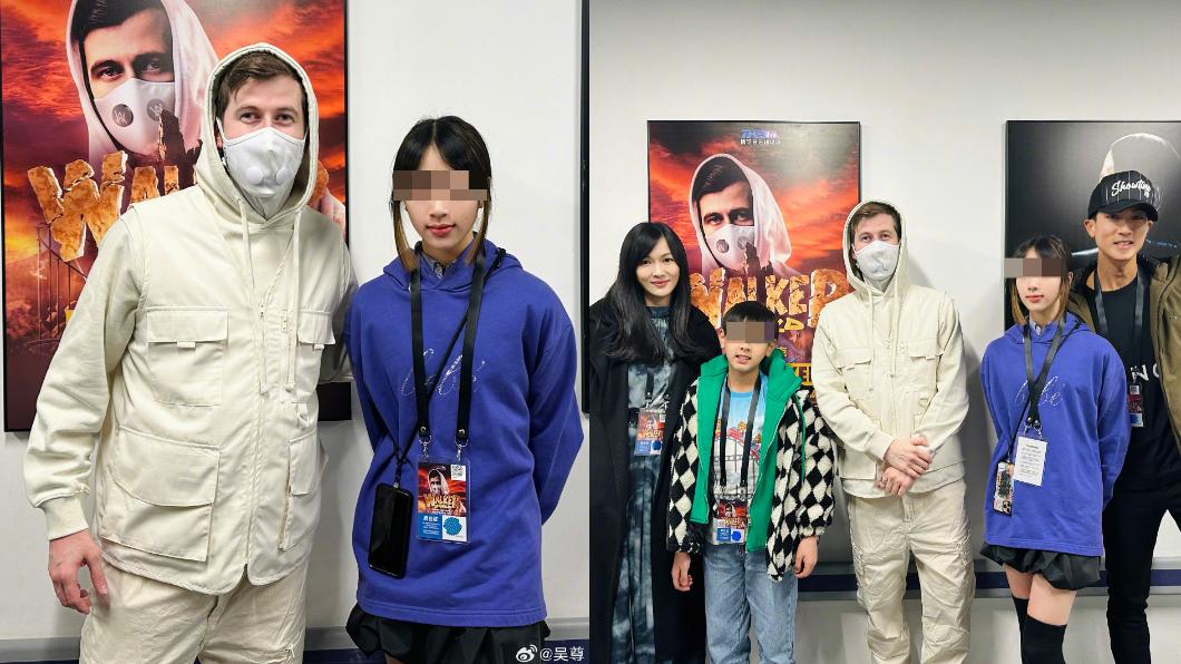 只差半個頭!13歲Neinei「身高緊追吳尊」 父女合照曝光