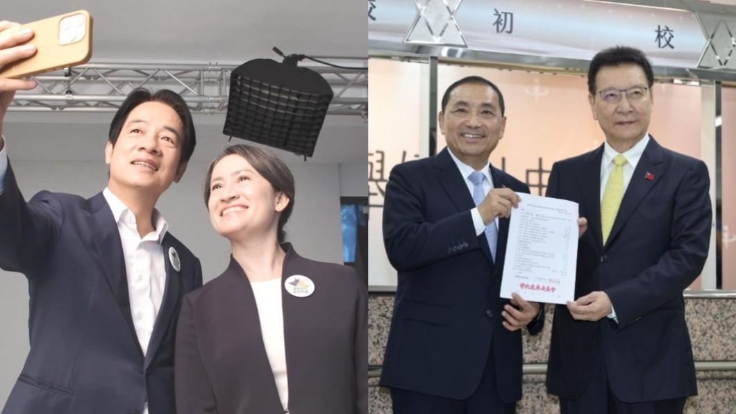 棄保效應下，「柯盈配」支持者15.2%轉投「賴蕭配」、24.2%轉投「侯康配」。（圖／TVBS資料畫面）