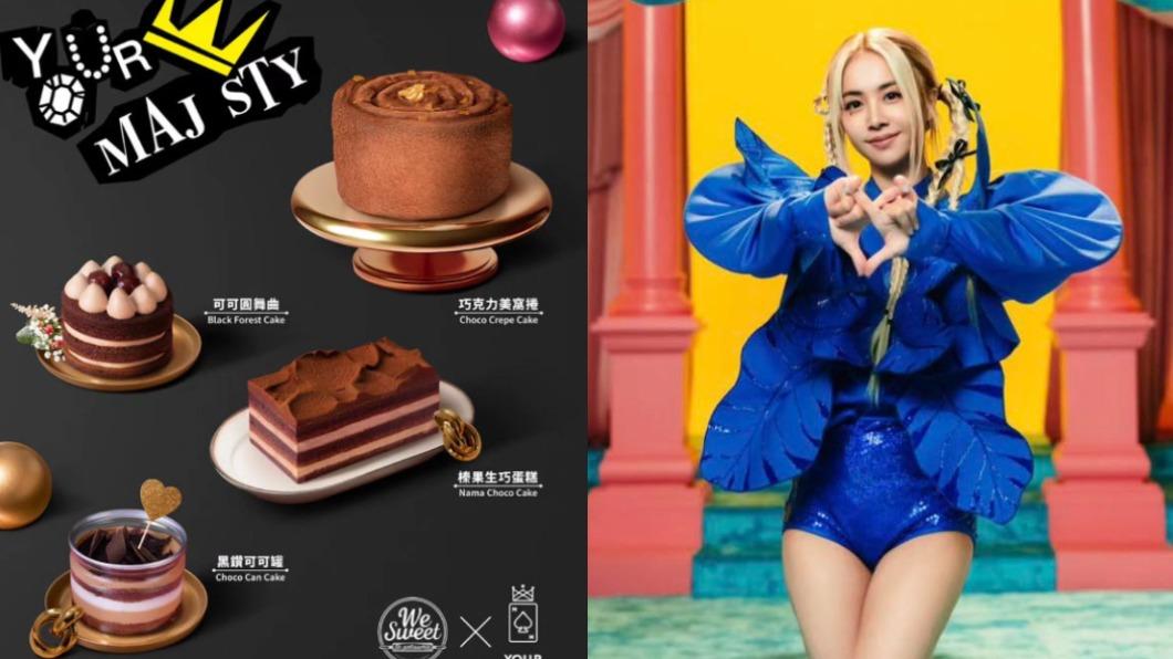 蔡依林開心介紹此次和全聯合作的的巧克力甜點。（圖／翻攝自蔡依林IG）