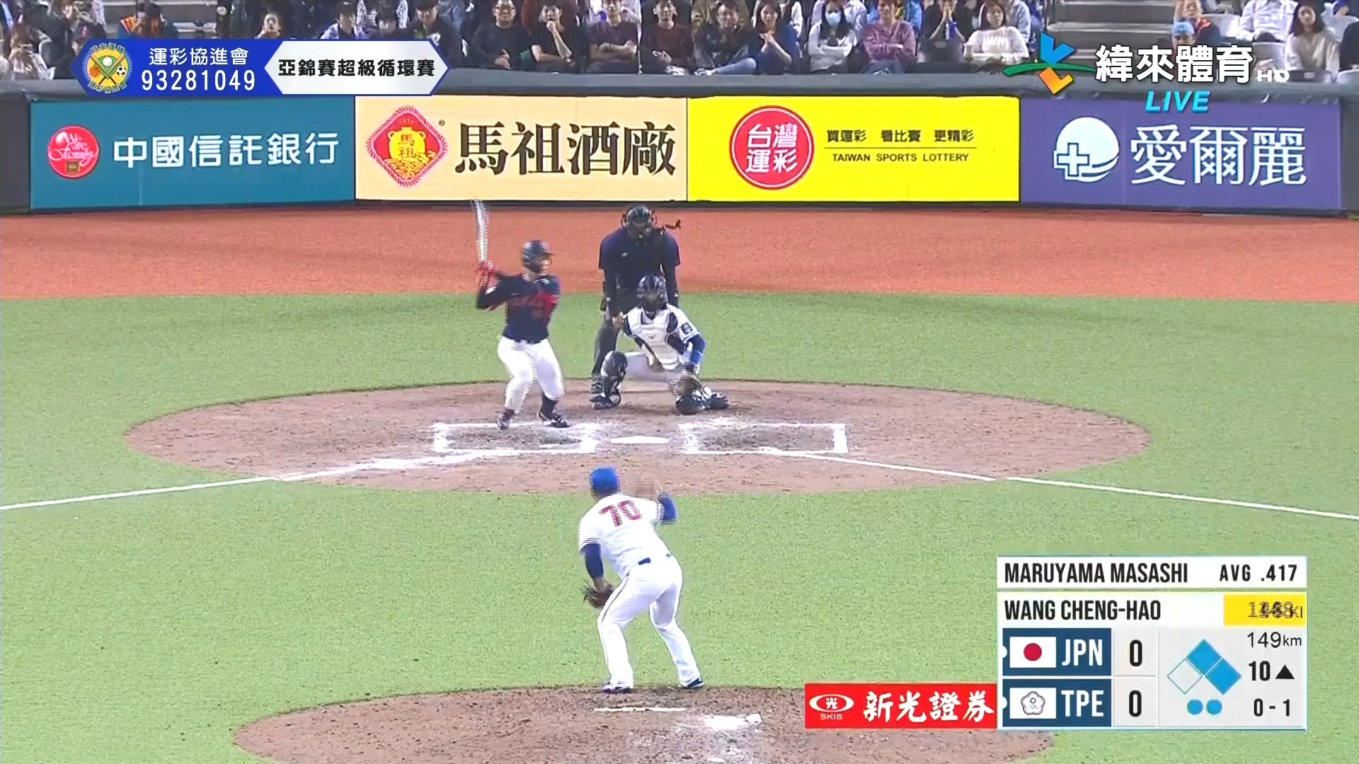 亞錦台日大戰!延長賽0:1遭完封 中華隊吞首敗
