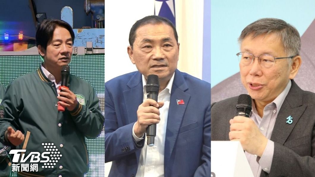民調/沒守住天花板!賴蕭配下滑 侯康配「飆破新高」狠甩開