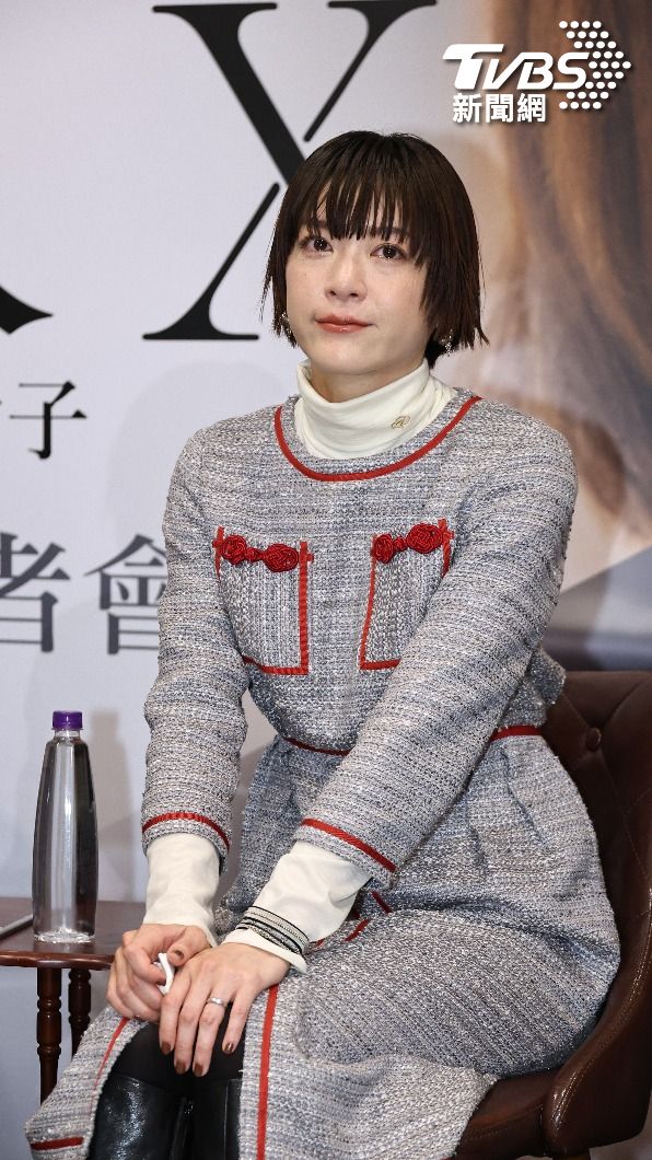 上野樹里強調自己的淚水是因感動而落下。(圖/張哲鳴攝)
