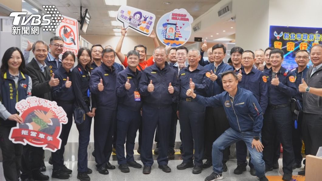 巨星耶誕演唱會接連兩日登場，新北市警方加強戒備。（圖／TVBS）