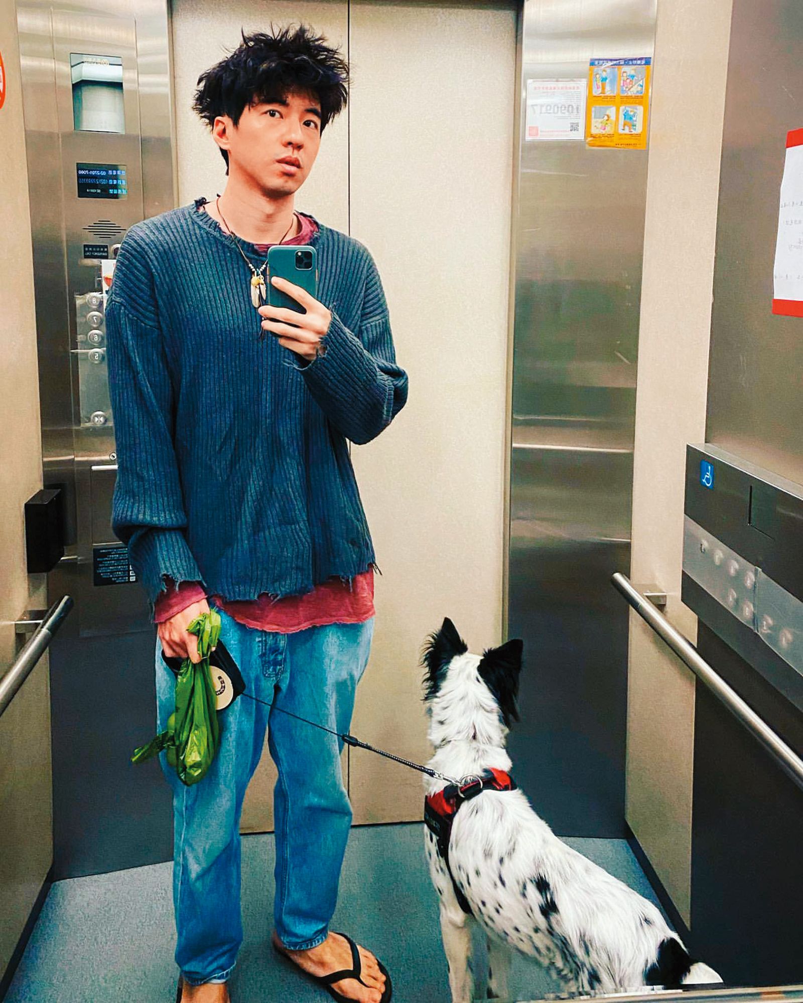 傅孟柏雖然不和女友在社群同框，但兩人飼養的愛犬常常入鏡。（圖／翻攝自傅孟柏IG）
