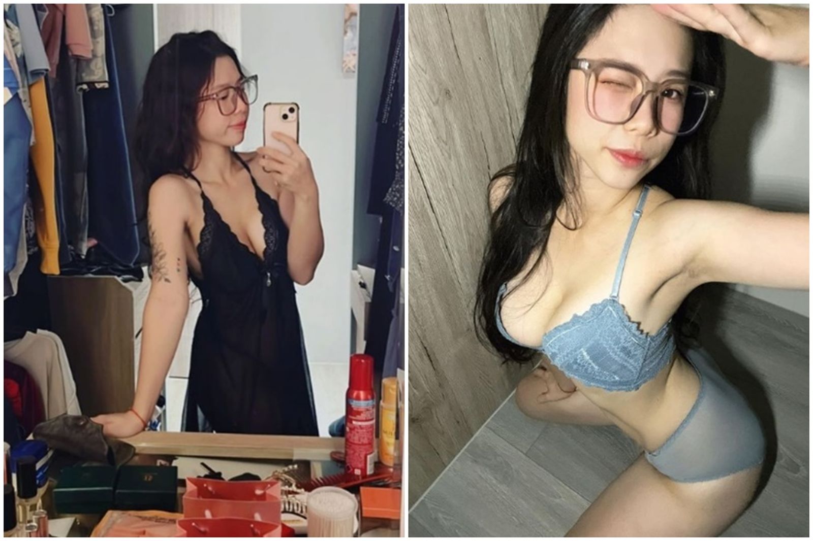 正妹兵器修護士性感照片掀起網友熱議。（圖／翻攝自77_212121 IG）