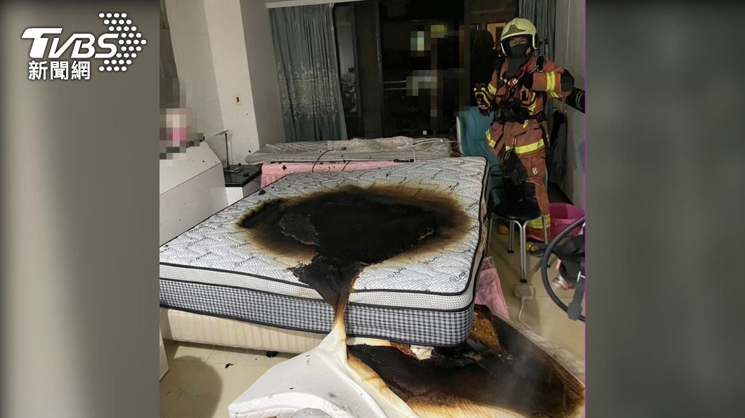 小心使用!電熱毯竄火「床鋪燒到焦黑」 3住戶驚醒奔逃