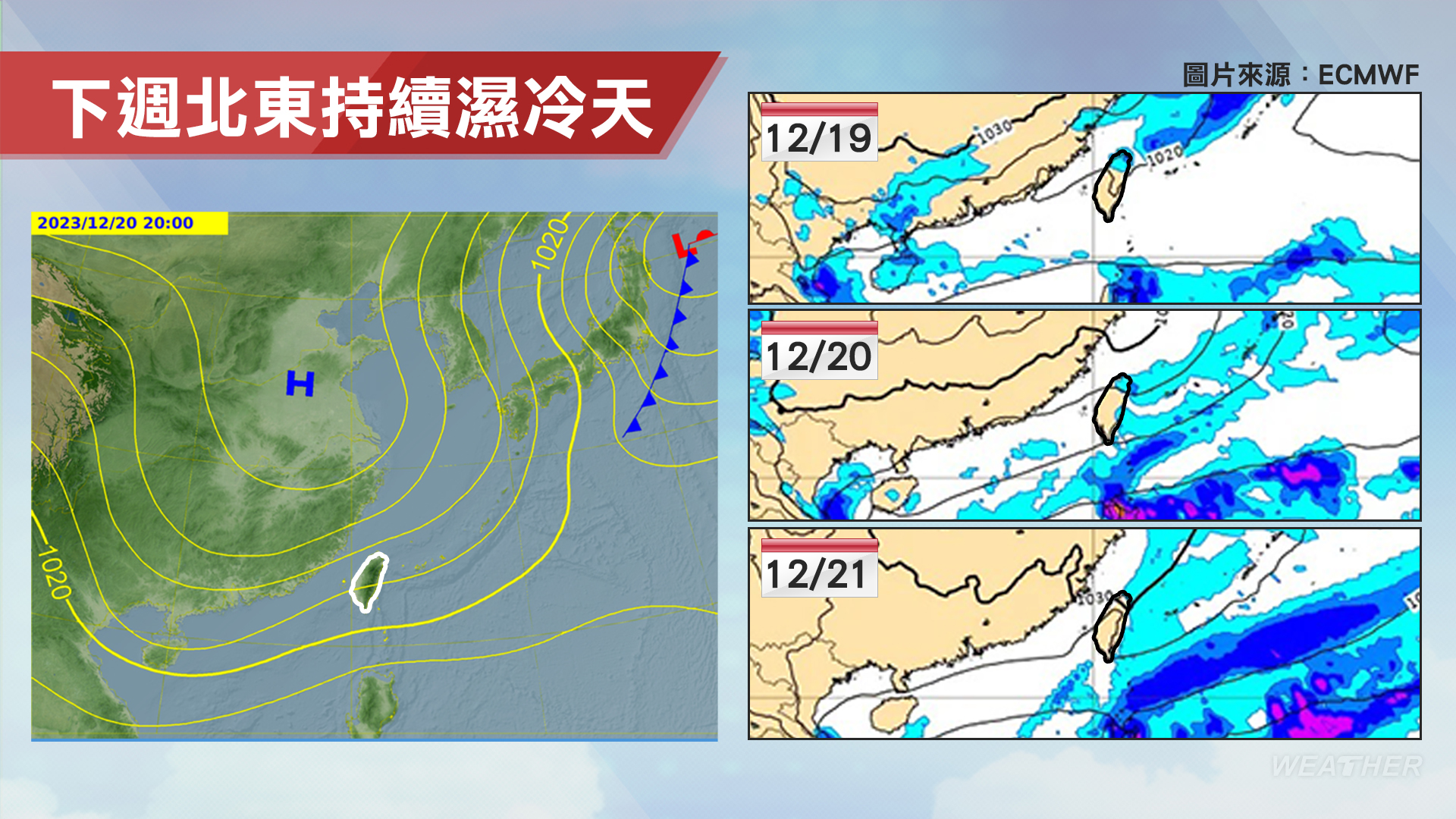 下週持續更冷。(圖/TVBS)