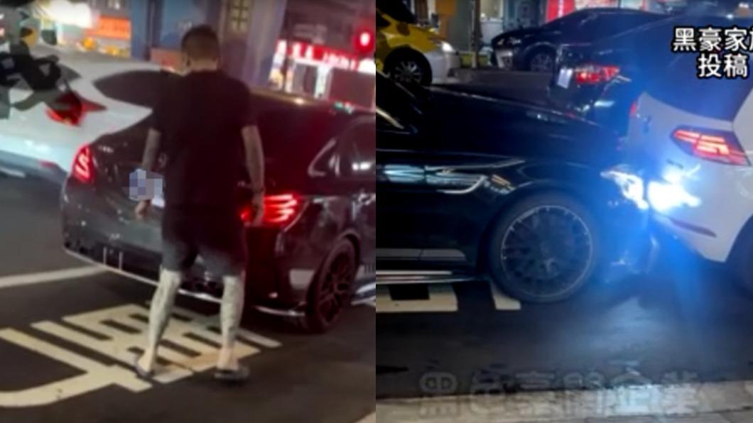 賓士男撞車後站不穩超搖擺 警到場僅拍照嘸知車禍原因