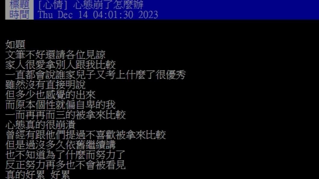 原PO發文。(圖/翻攝自PTT)